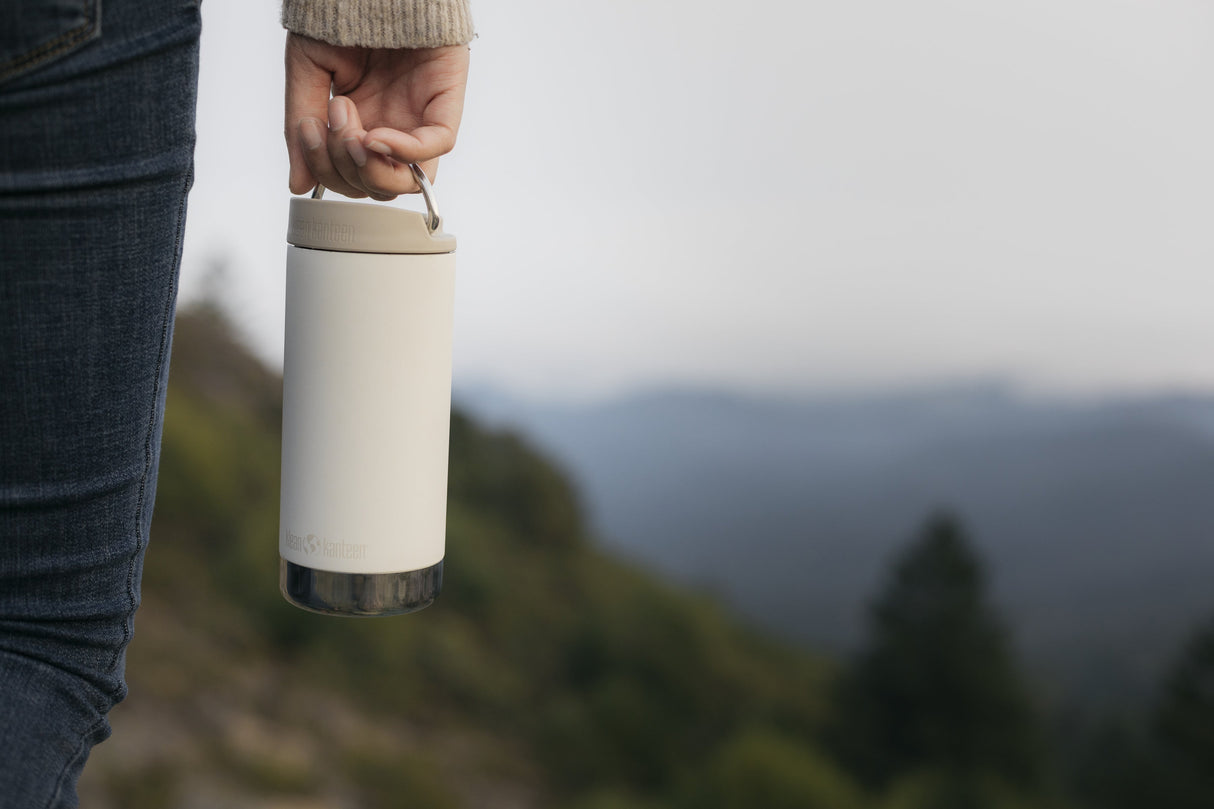 Klean Kanteen TKWide Blå Termosmugg i Rostfritt Stål 355 ml (café Cap) – Corsair
