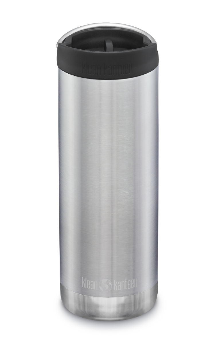 Klean Kanteen TKWide Termosmugg i Rostfritt Stål 473 ml (café Cap) – Brushed Stainless