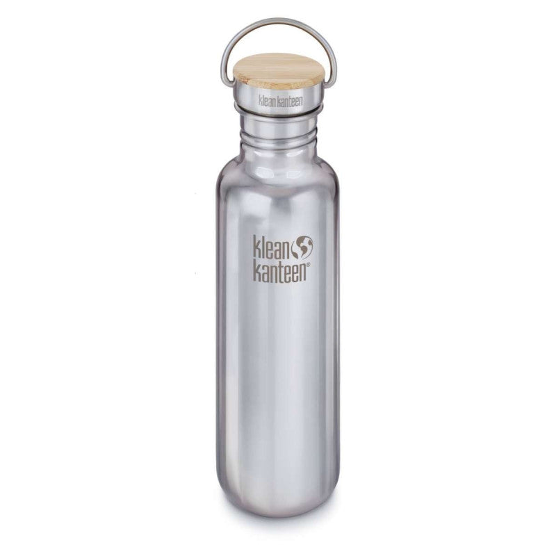 Klean Kanteen Reflect Vattenflaska i Rostfritt Stål 798 ml (bamboo Cap) – Mirrored Stainless