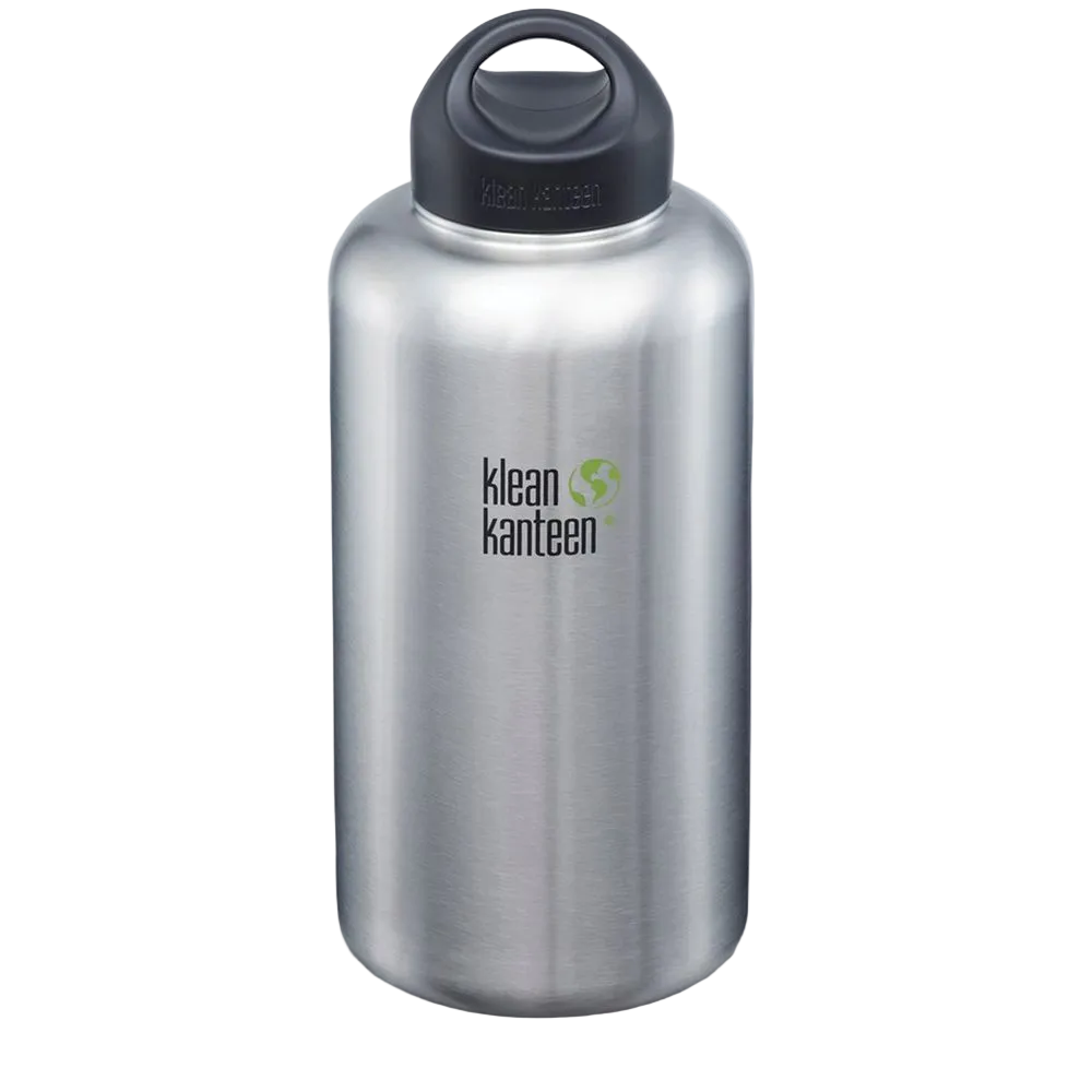 Klean Kanteen Wide 1,9L - Stor Vattenflaska i Rostfritt Stål