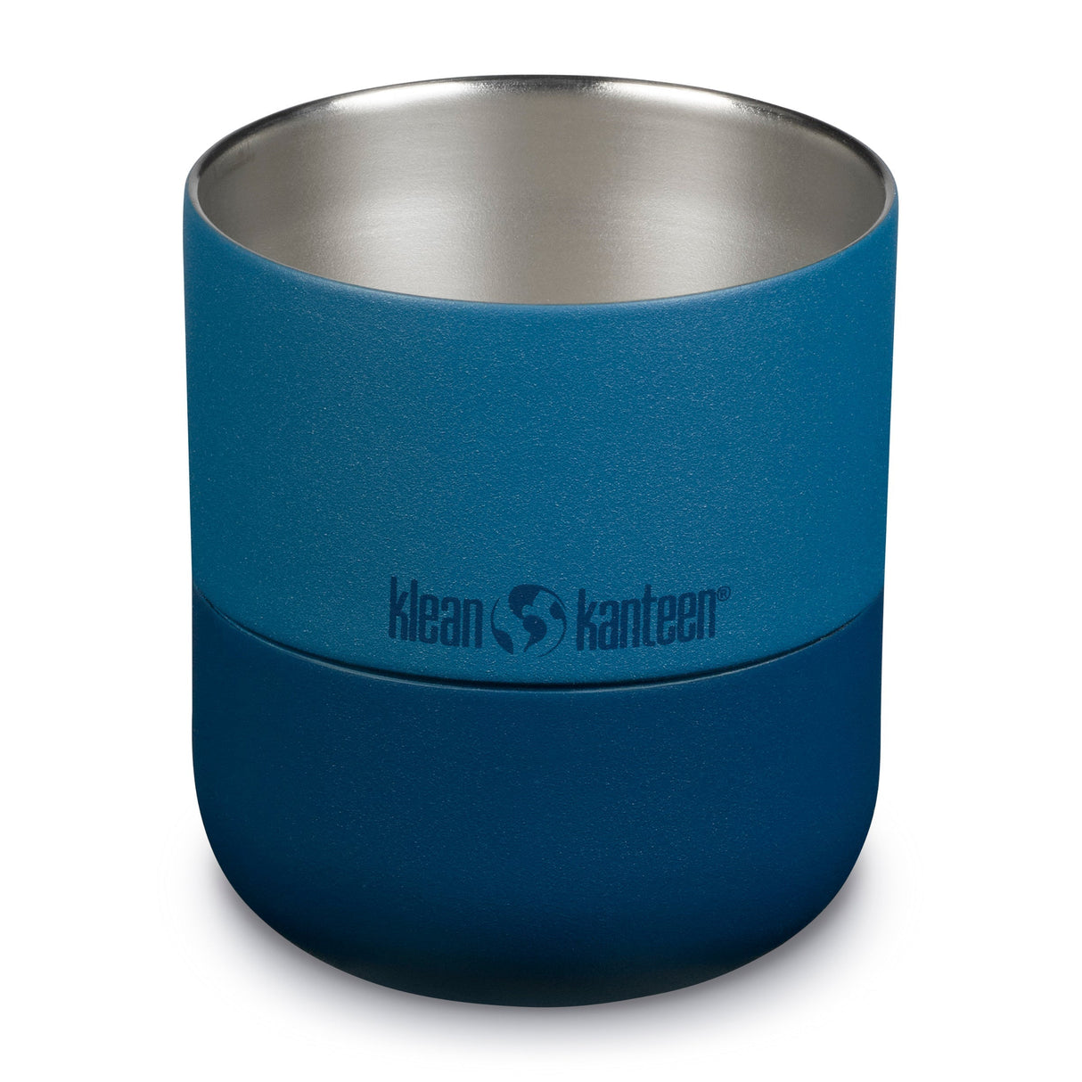 Klean Kanteen Rise Lowball Blå Termosmugg i Rostfritt Stål 296 ml (flip Lid) – Stellar