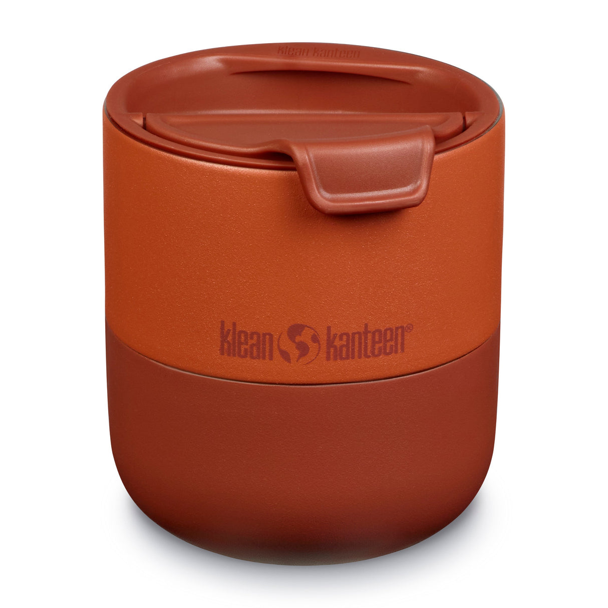 Klean Kanteen Rise Lowball Röd Termosmugg i Rostfritt Stål 296 ml (flip Lid) – Autumn Glaze