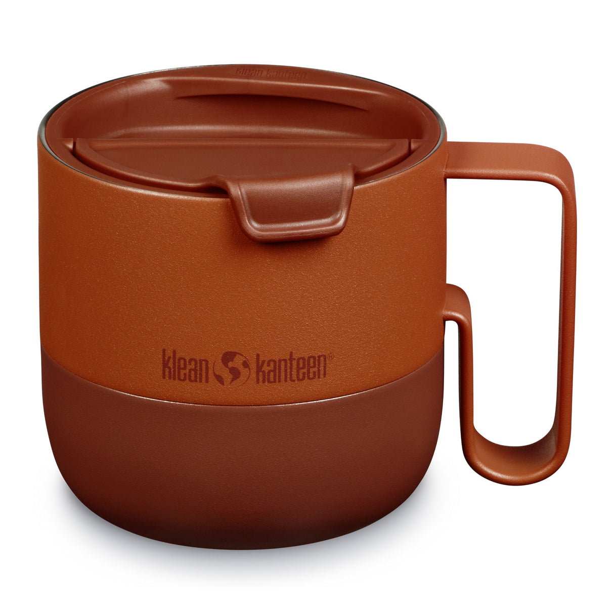 Klean Kanteen Rise Mug 414 ml Röd Kaffemugg i Rostfritt Stål (flip Lid) – Autumn Glaze