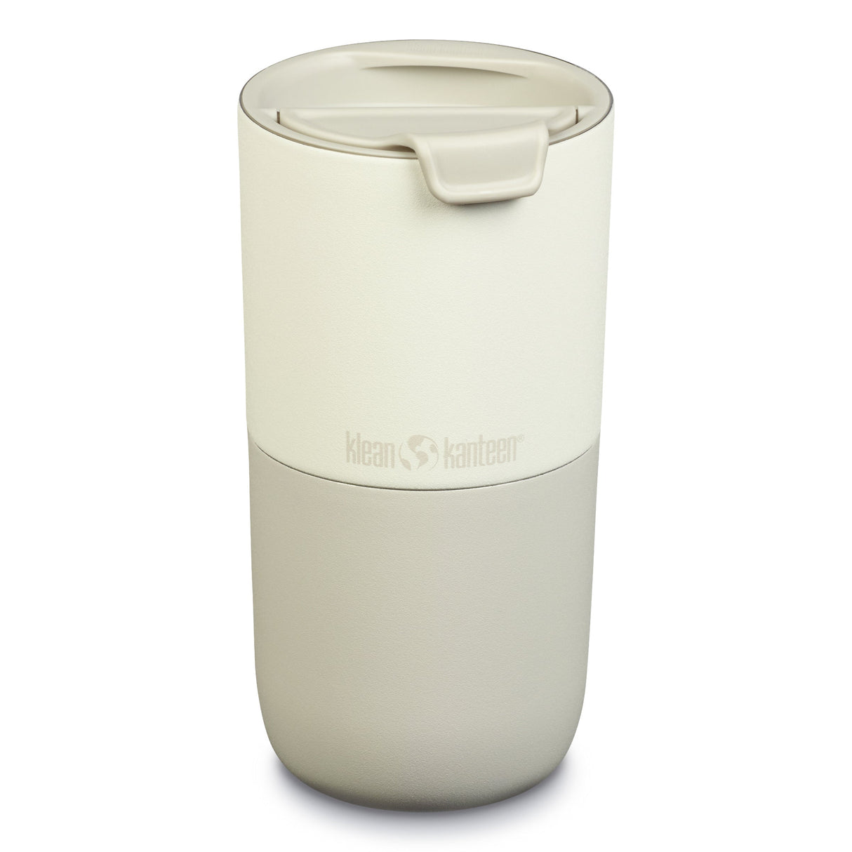 Klean Kanteen Rise Tumbler Beige Termosmugg i Rostfritt Stål 473 ml (flip Lid) – Tofu