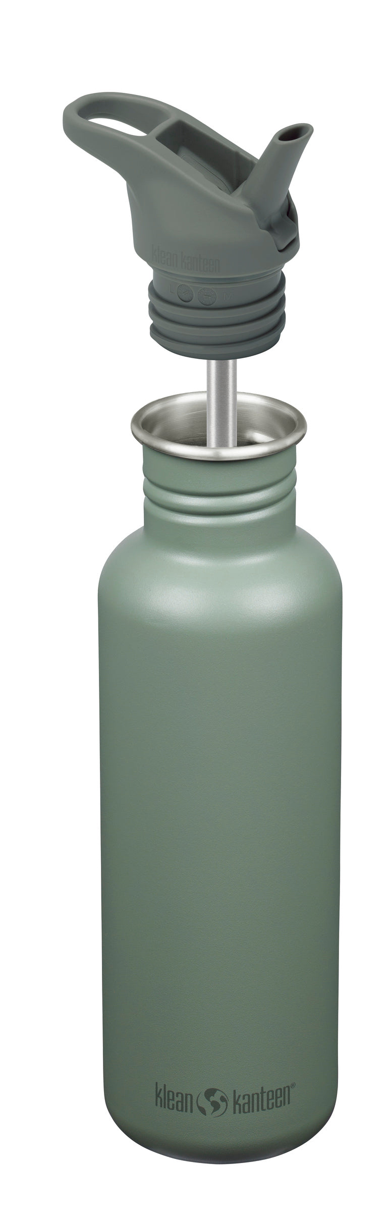 Klean Kanteen Classic Sport 800ml Sea Spray – Grön Stålflaska