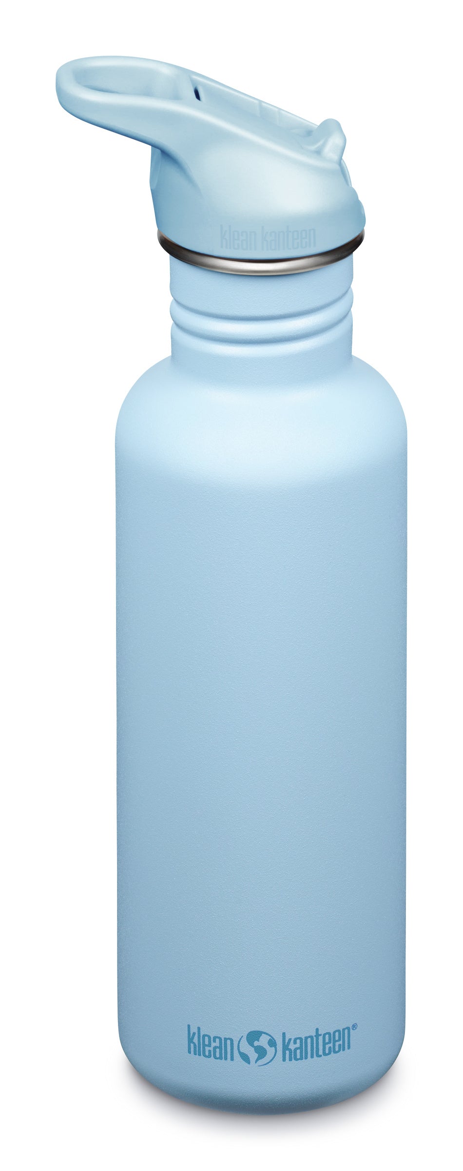 Klean Kanteen Classic Sport 800ml Clear Sky – Ljusblå Stålflaska