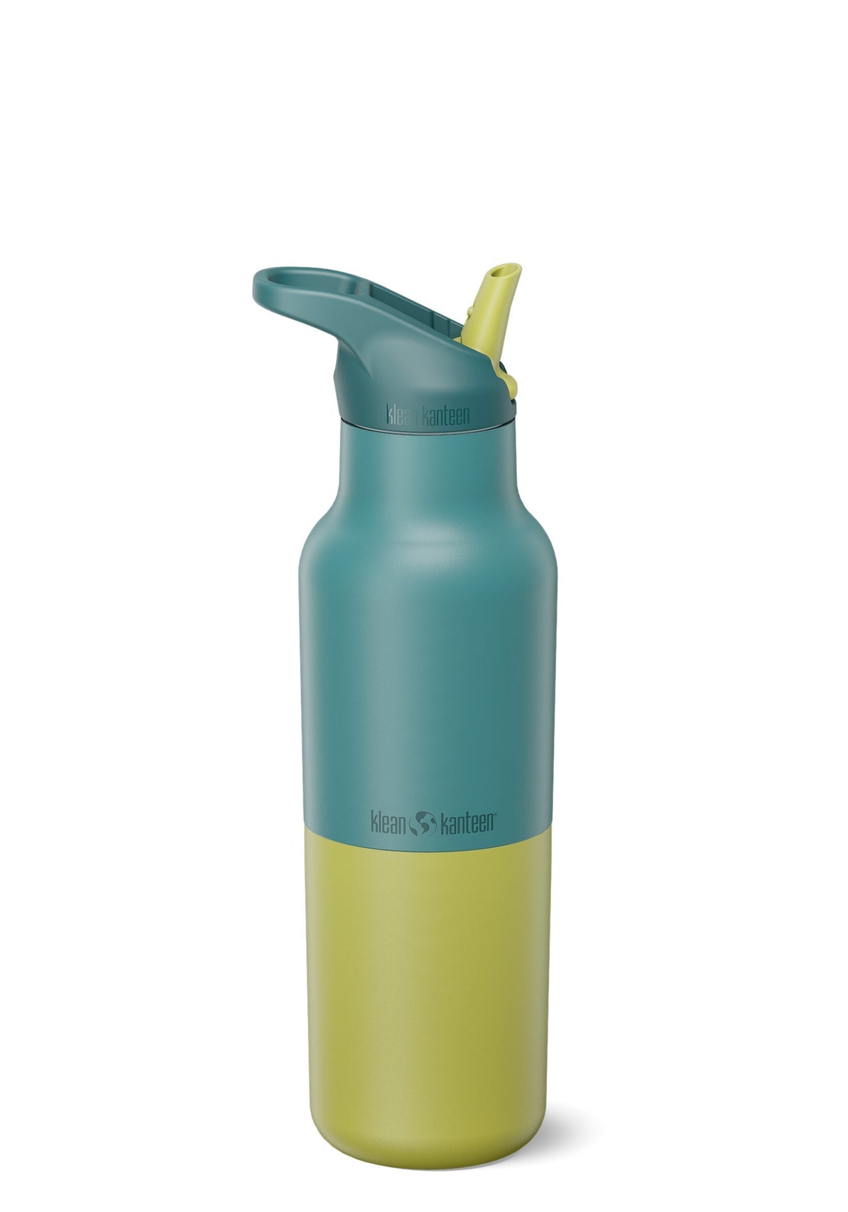 Klean Kanteen Rise Vac Classic Grön Vattenflaska i Rostfritt Stål 473 ml (flip Seal Cap) – Brittany Kaleidoscope
