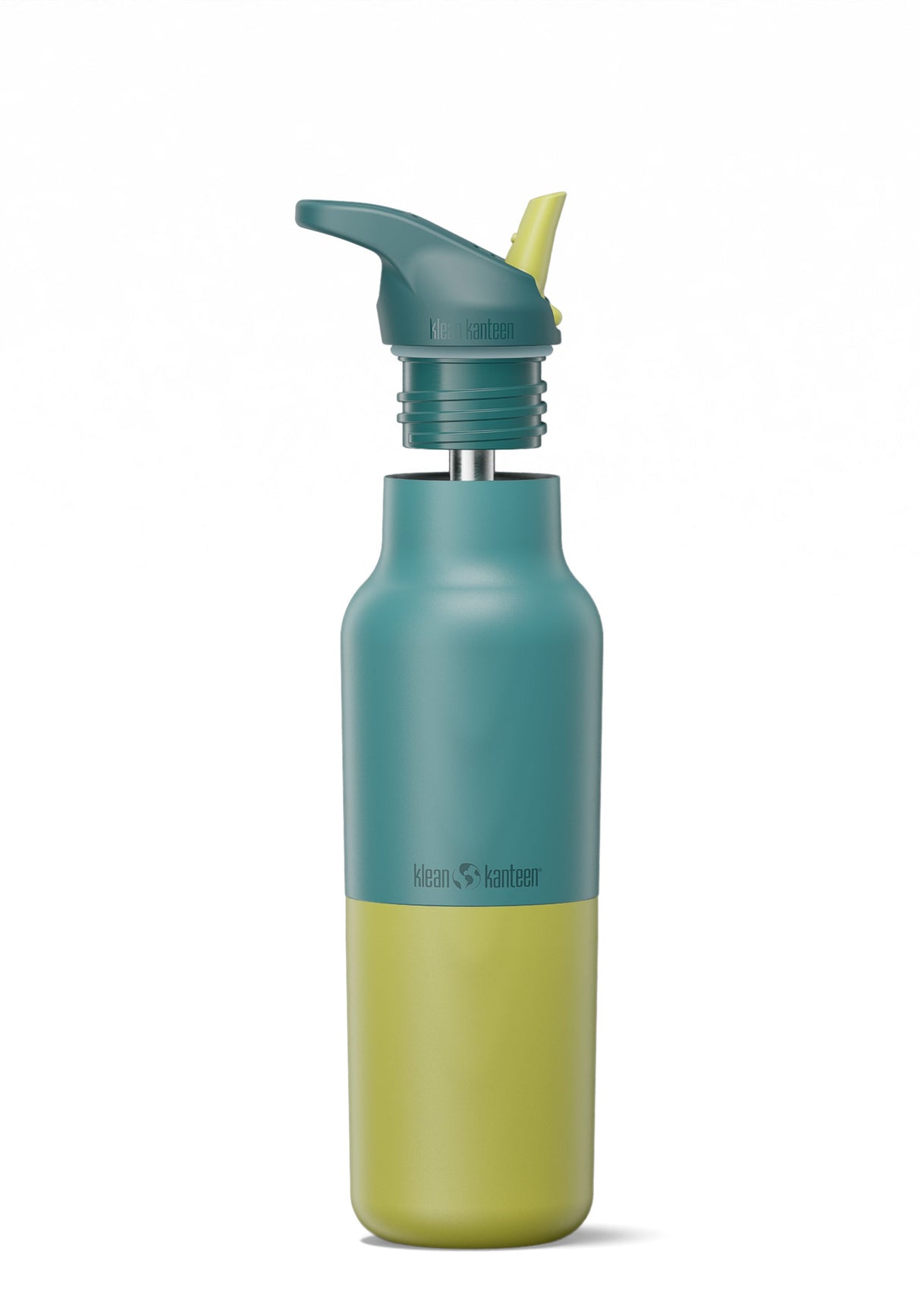 Klean Kanteen Rise Vac Classic Grön Vattenflaska i Rostfritt Stål 473 ml (flip Seal Cap) – Brittany Kaleidoscope