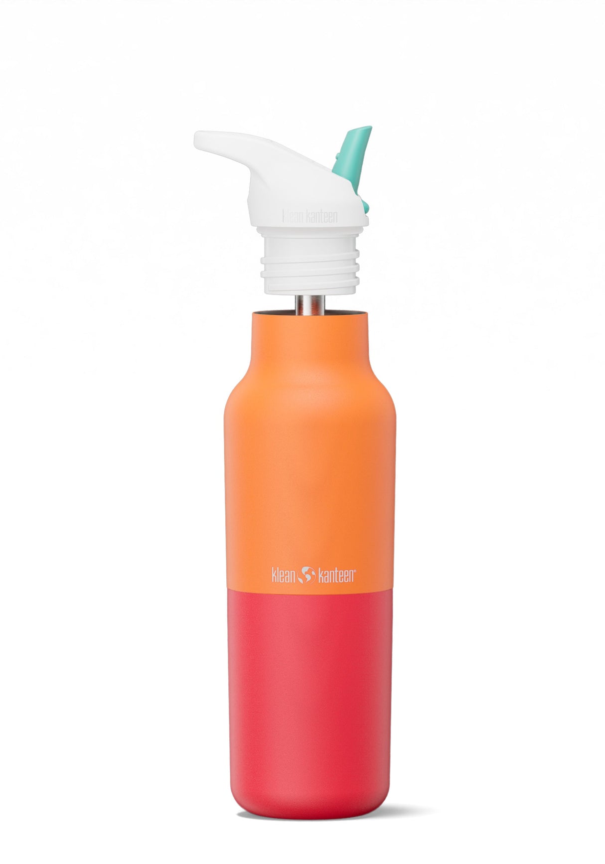 Klean Kanteen Rise Vac Classic Orange Vattenflaska i Rostfritt Stål 473 ml (flip Seal Cap) – Marigold Kaleidoscope