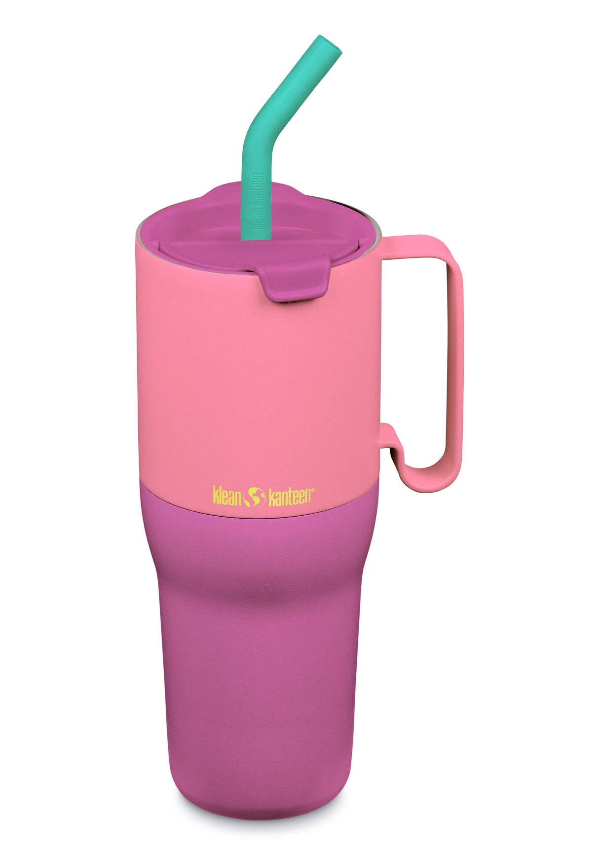Klean Kanteen Rise Tumbler Flerfärgad Termosmugg i Rostfritt Stål 1065 ml (flip/straw Lid) – Pink Lemonade Kaleidoscope