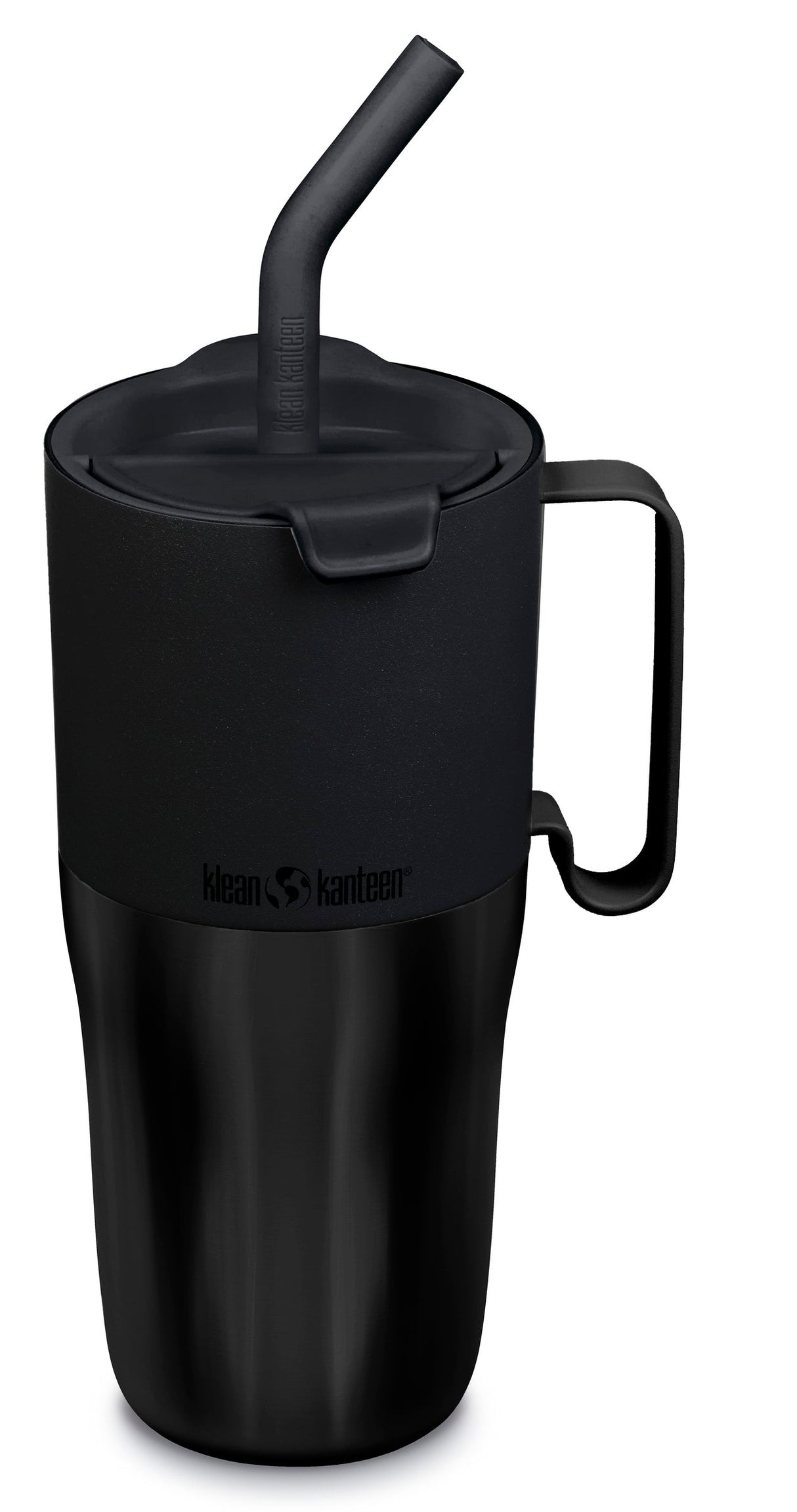 Klean Kanteen Rise Tumbler SvartTermosmugg i Rostfritt Stål 769 ml (flip/straw Lid) – Black