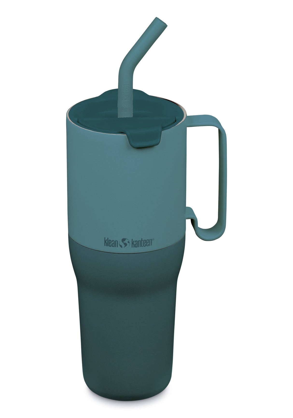 Klean Kanteen Rise Tumbler Blå Termosmugg i Rostfritt Stål 1065 ml (flip/straw Lid) – Brittany Blue