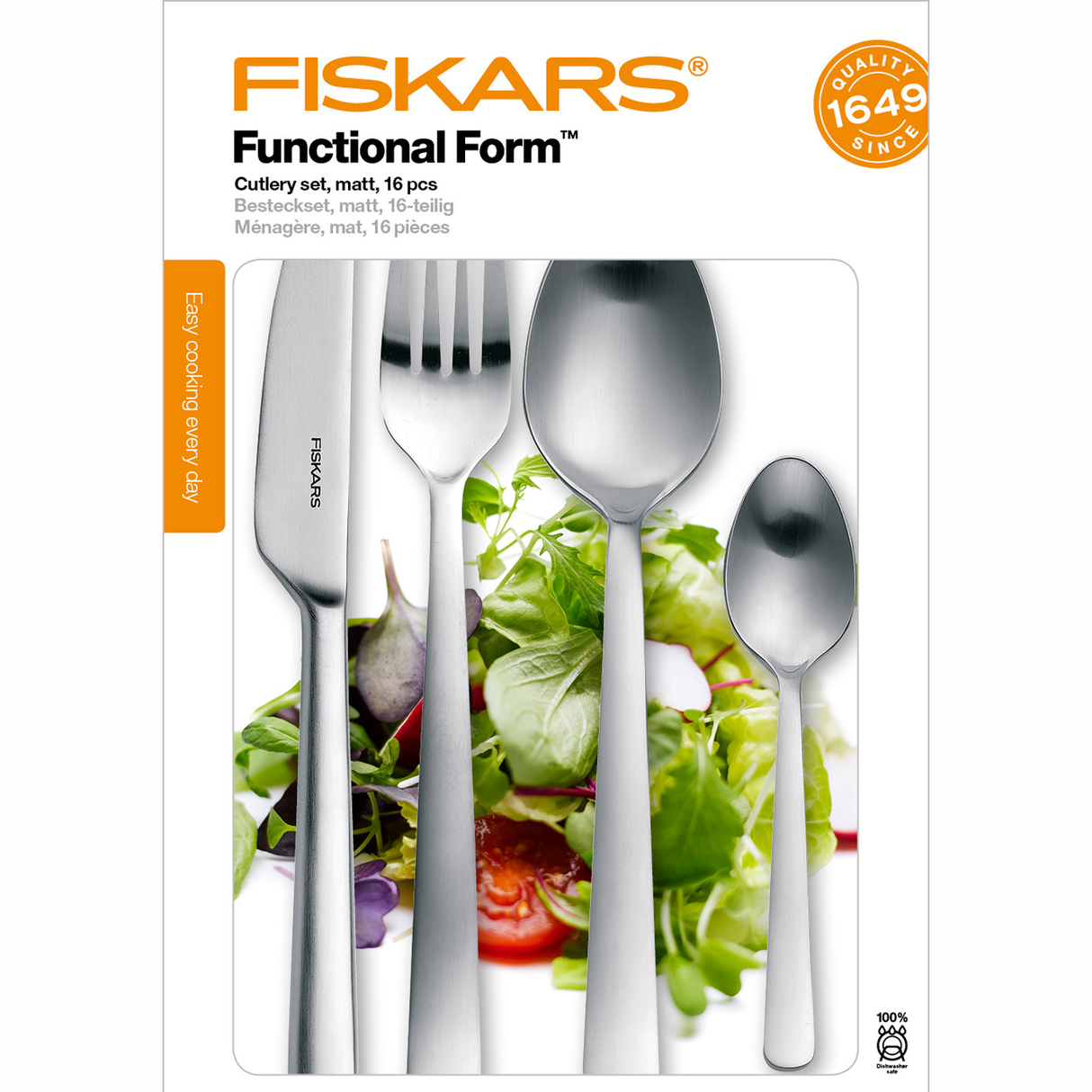 Fiskars Bestickset 16-Delar i Gåvoask Matt