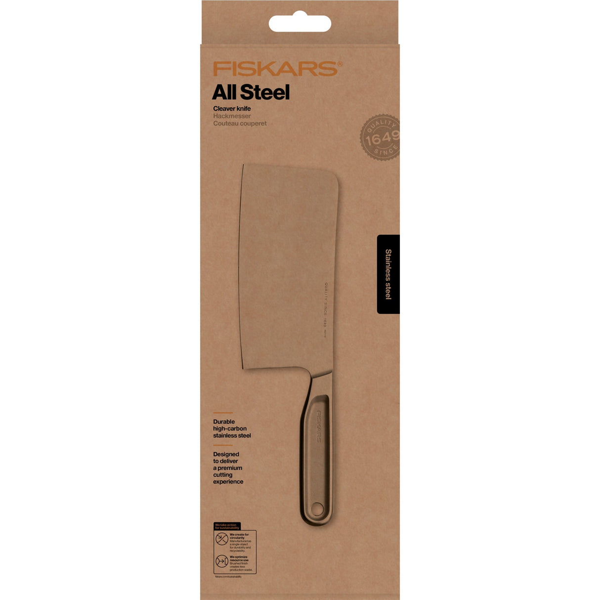 Fiskars All Steel Hackkniv 16 cm