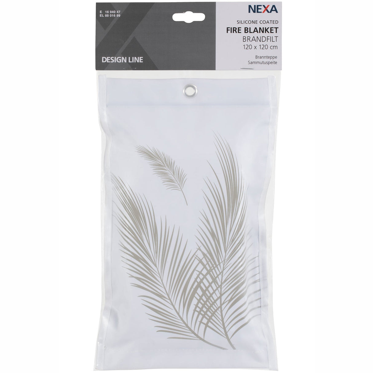 Nexa FB-120 VMP Brandfilt Silikon Palmblad 120x120