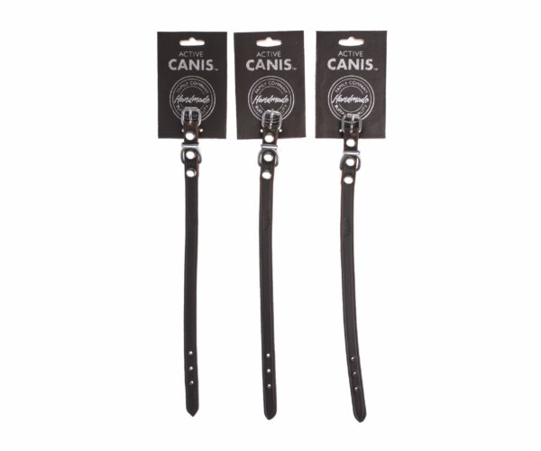 Active Canis Läderhalsband – 1,2×30 Cm, Brunt