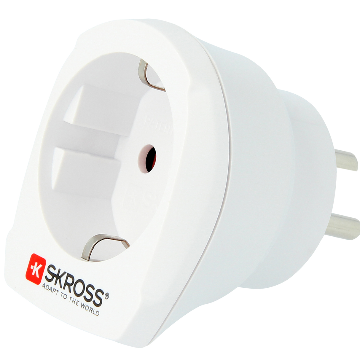 SKROSS Reseadapter – Europa Till Danmark Jordad