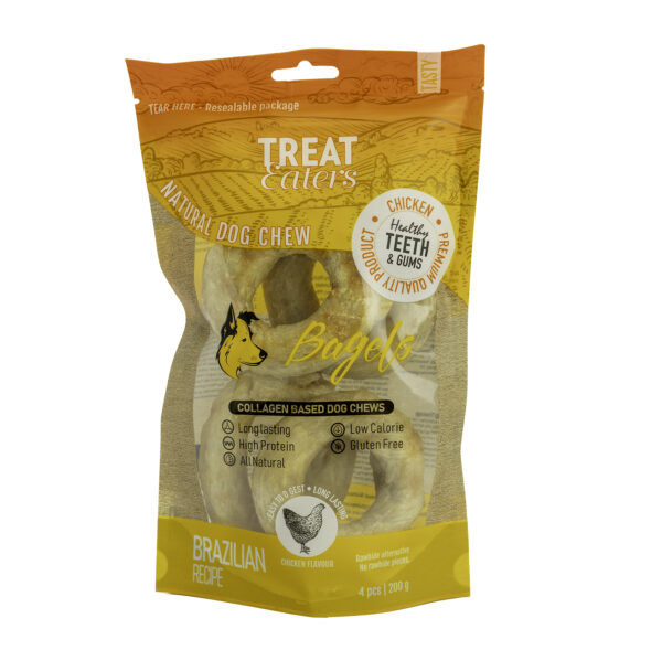 Treateaters Tuggdonuts med Kyckling för Hund – 4 st / 200 g