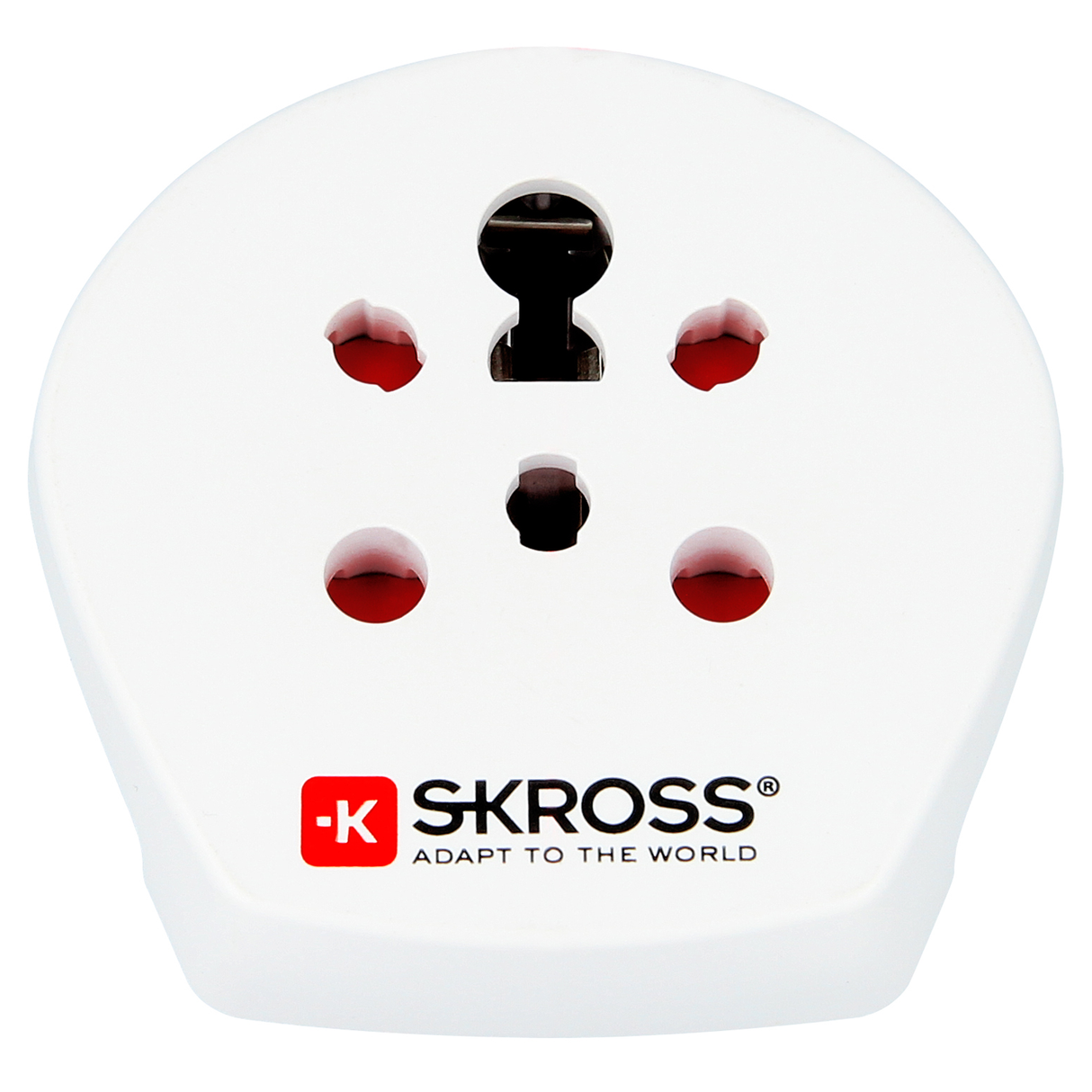 SKROSS Reseadapter – Indien/Israel/Danmark Till Europa Jordad