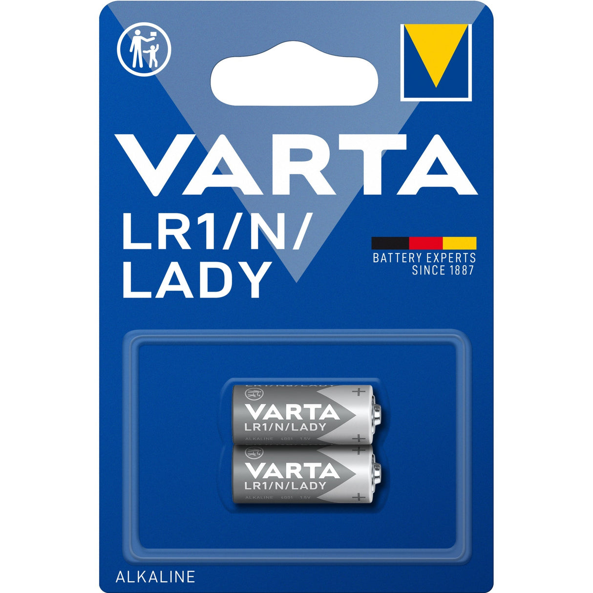 Varta LR1 / N / LADY 1,5V Alkaliskt Batteri 2-Pack
