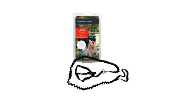 AC Kattsele Storlek Small, 23-28 cm Svart