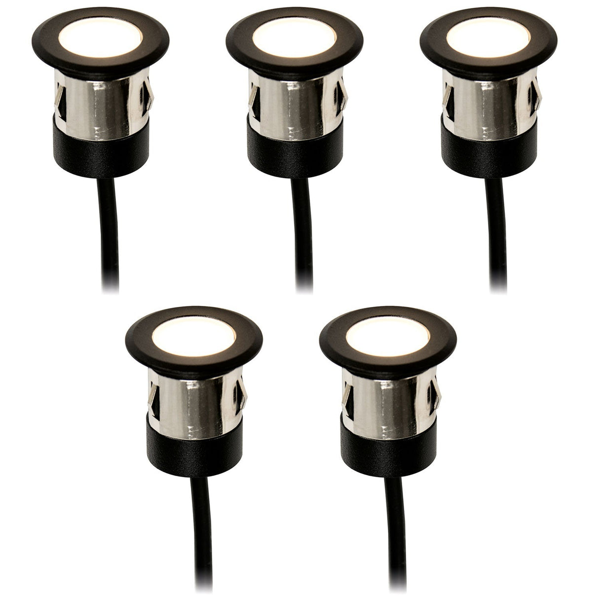 LightsOn Orion Infälld Spot – 5-Pack Svart