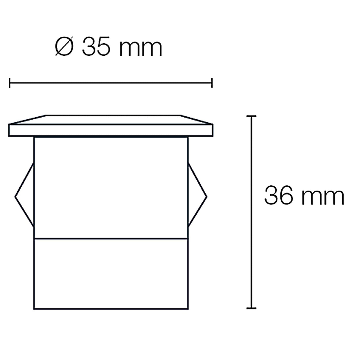 LightsOn Orion Infälld Spot – 5-Pack Svart