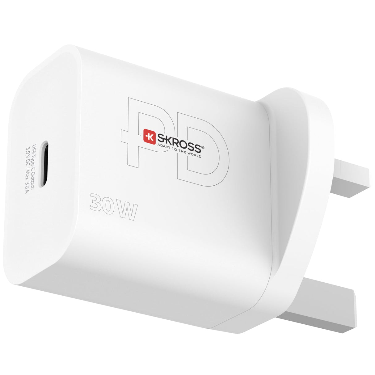 SKROSS Reseladdare – UK M.fl. USB-C PD 30W Ojordad