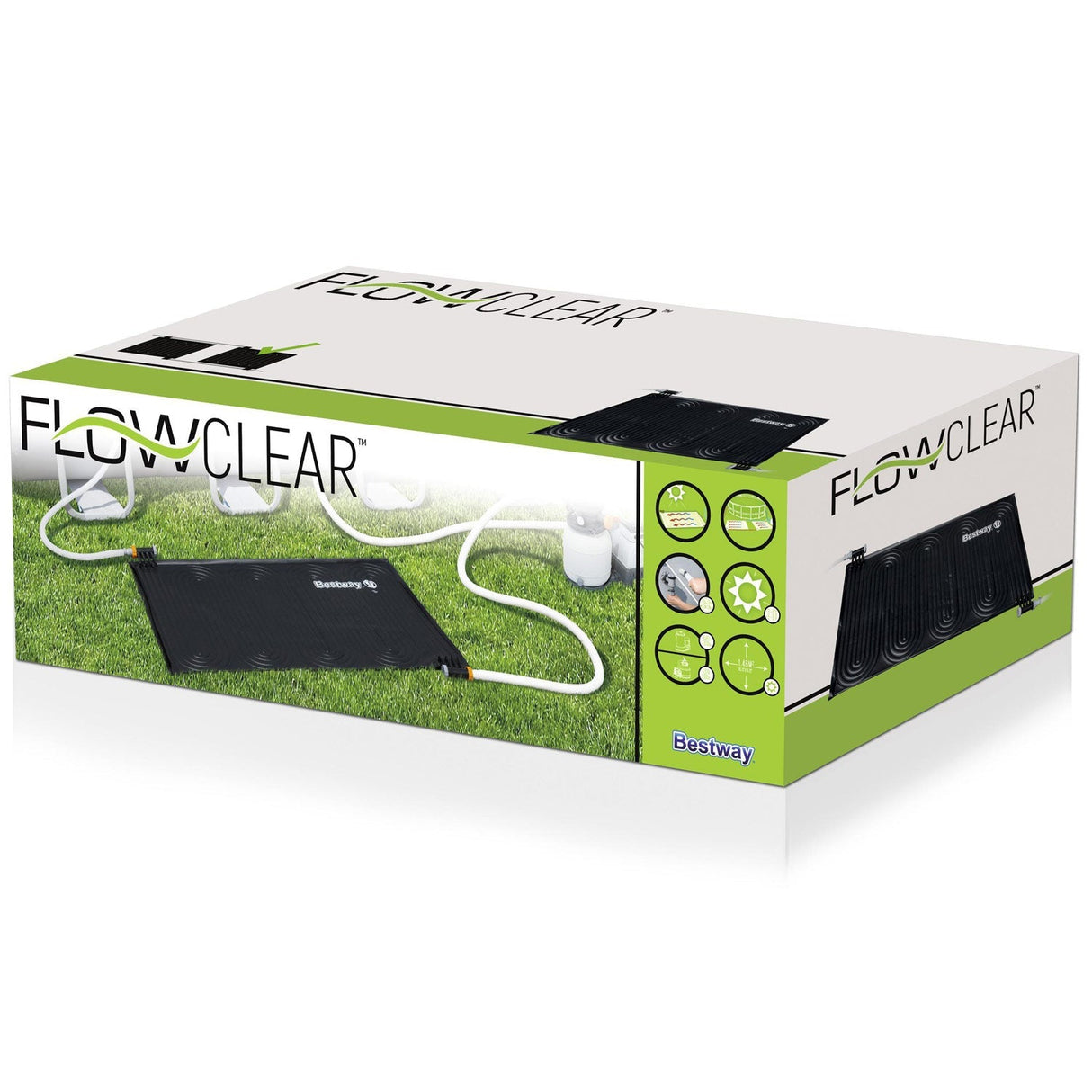 Bestway Sun Power Flowclear Clean 110 x 171 cm - Soldriven Poolvärmare