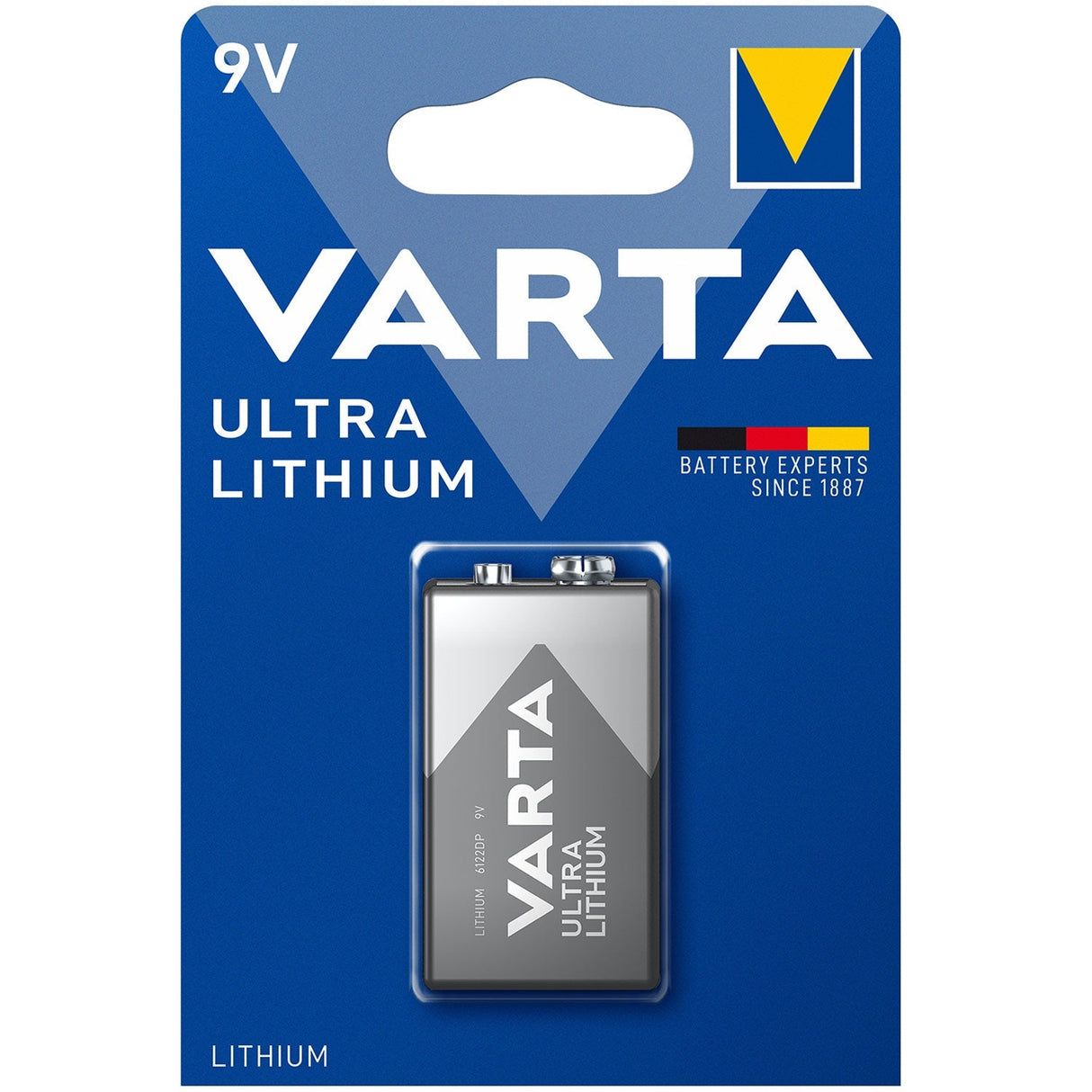 Varta Ultra Lithium 9V Batteri 1-Pack