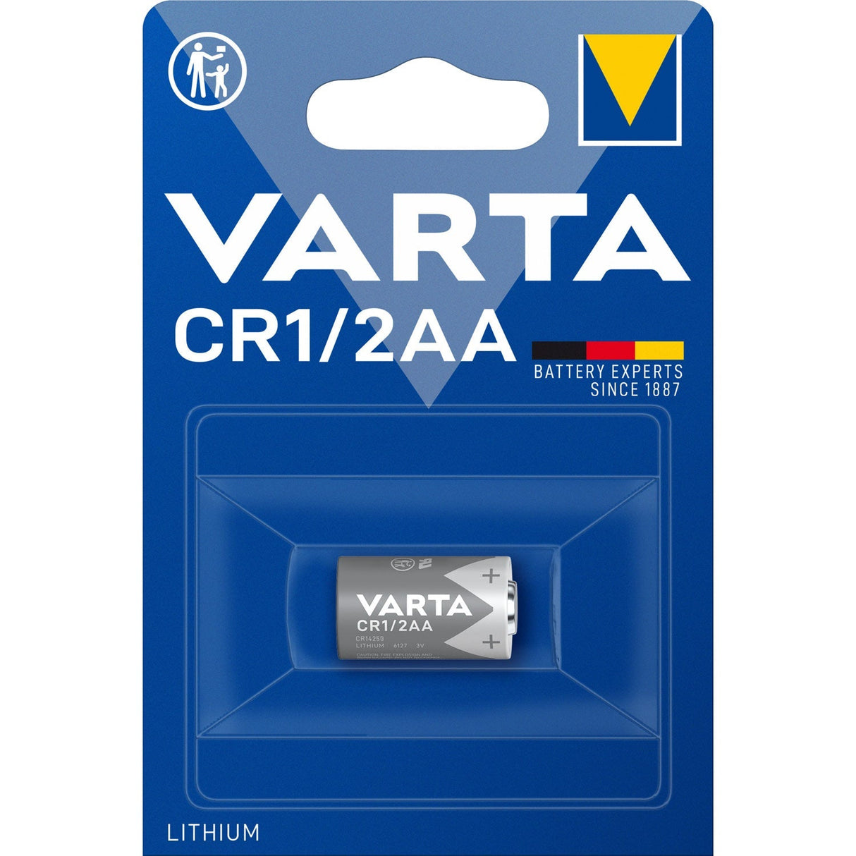 Varta CR1/2AA / 1/2AA 3V Lithium-Batteri