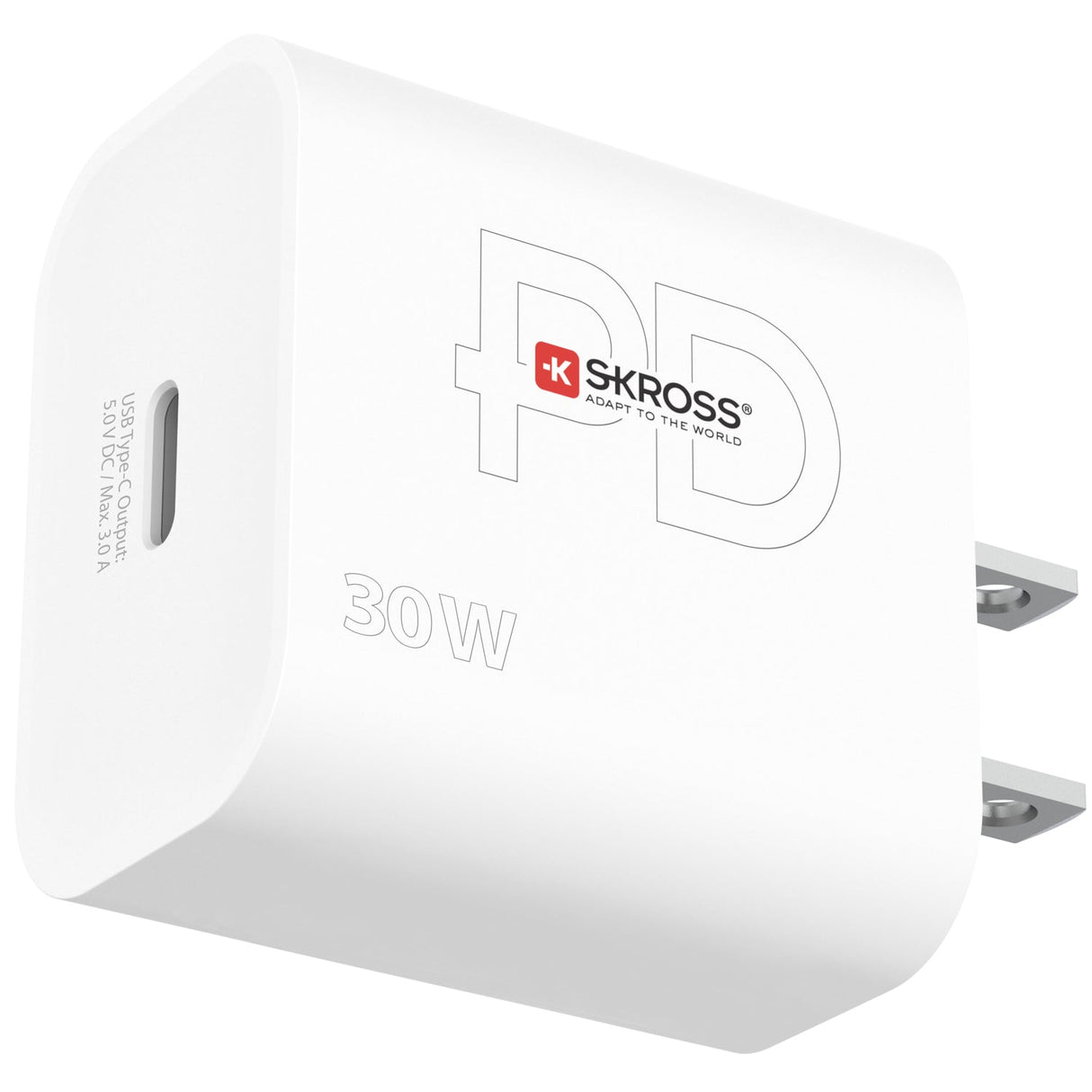 SKROSS Reseladdare – USA/Japan M.fl. USB-C PD 30W Ojordad