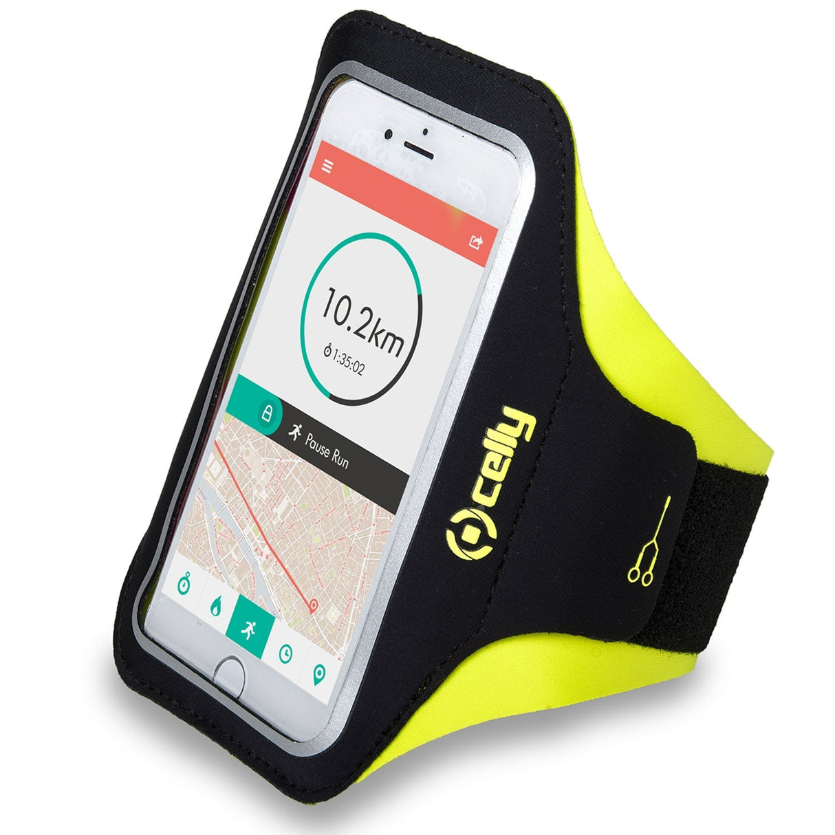 Celly Sportarmband XXL max 6,2" Gul
