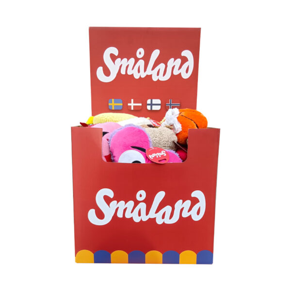 Småland Toys Display med 50 Medelstora Leksaker – Blandade Figurer, 20–30 cm