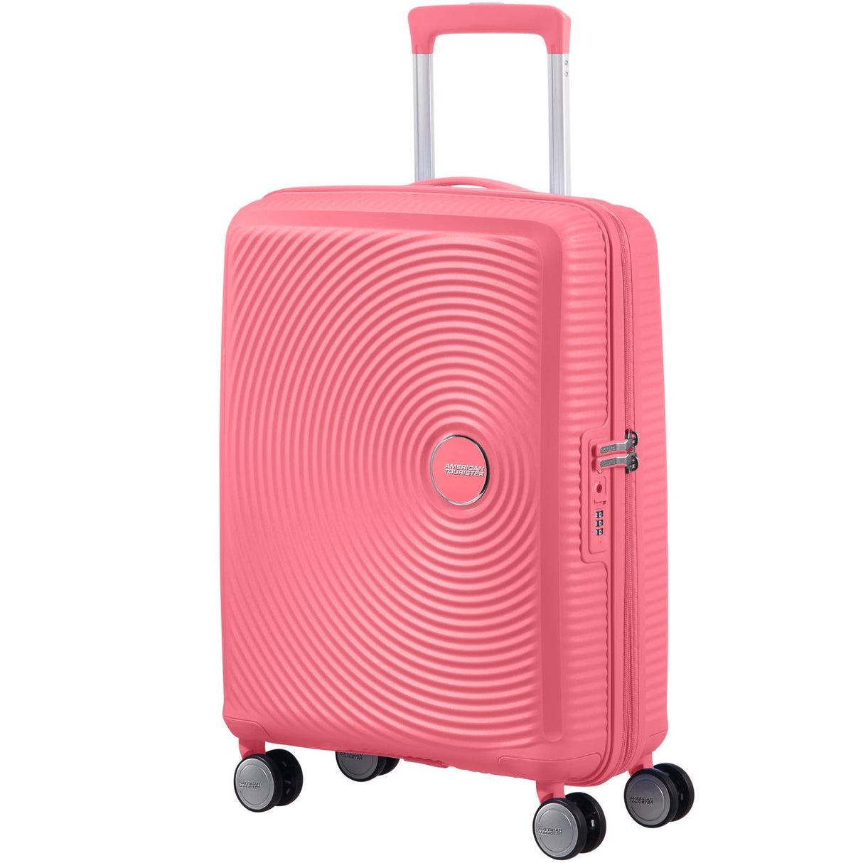American Tourister Soundbox Kabinväska Exp. 55 Sun Kissed Coral Rosa