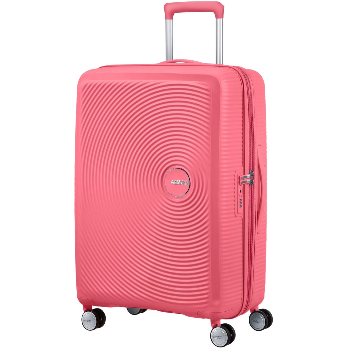 American Tourister Soundbox Resväska 67 Exp – Sun Kissed Coral Rosa