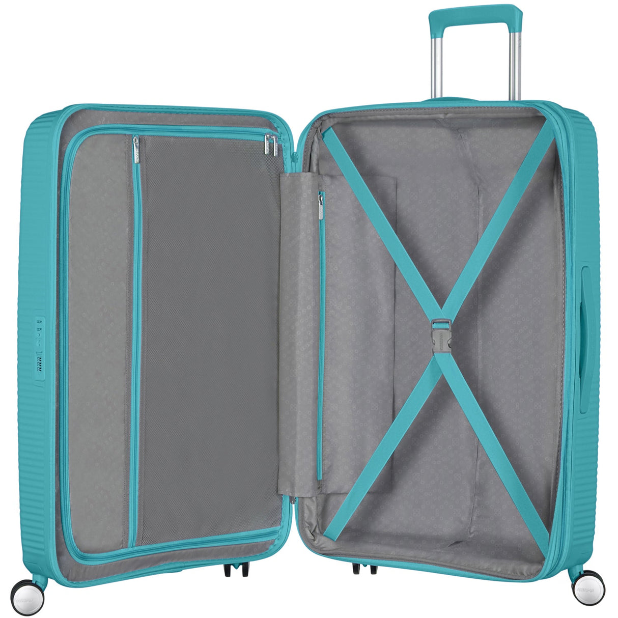 American Tourister Soundbox Resväska 67 Exp – Turquoise Tonic