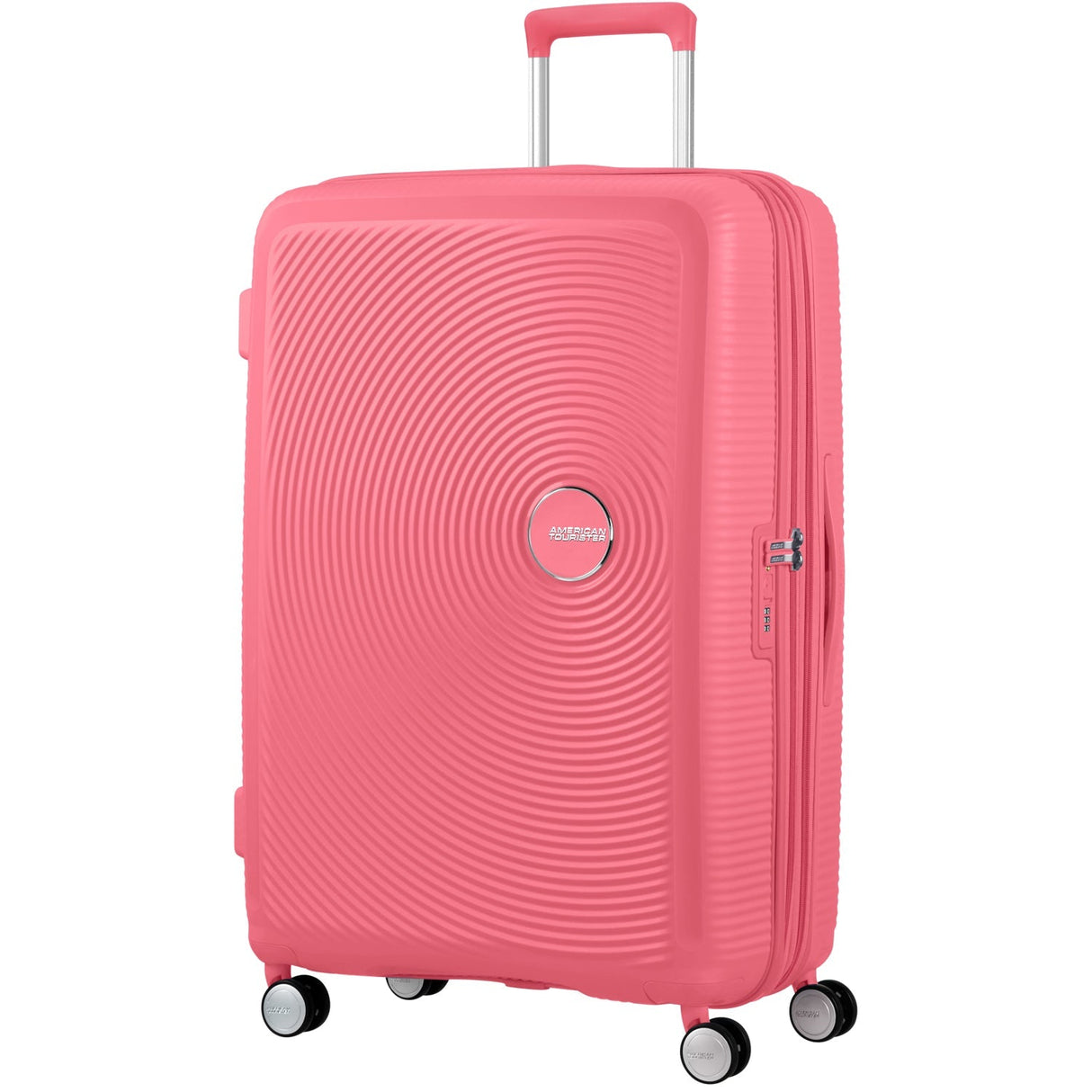 American Tourister Soundbox Resväska 77 Exp – Sun Kissed Coral Rosa