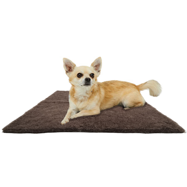 Active Canis Vetbed Hundfäll 100x150 cm Mjuk Tvättbar Hundmatta Brun