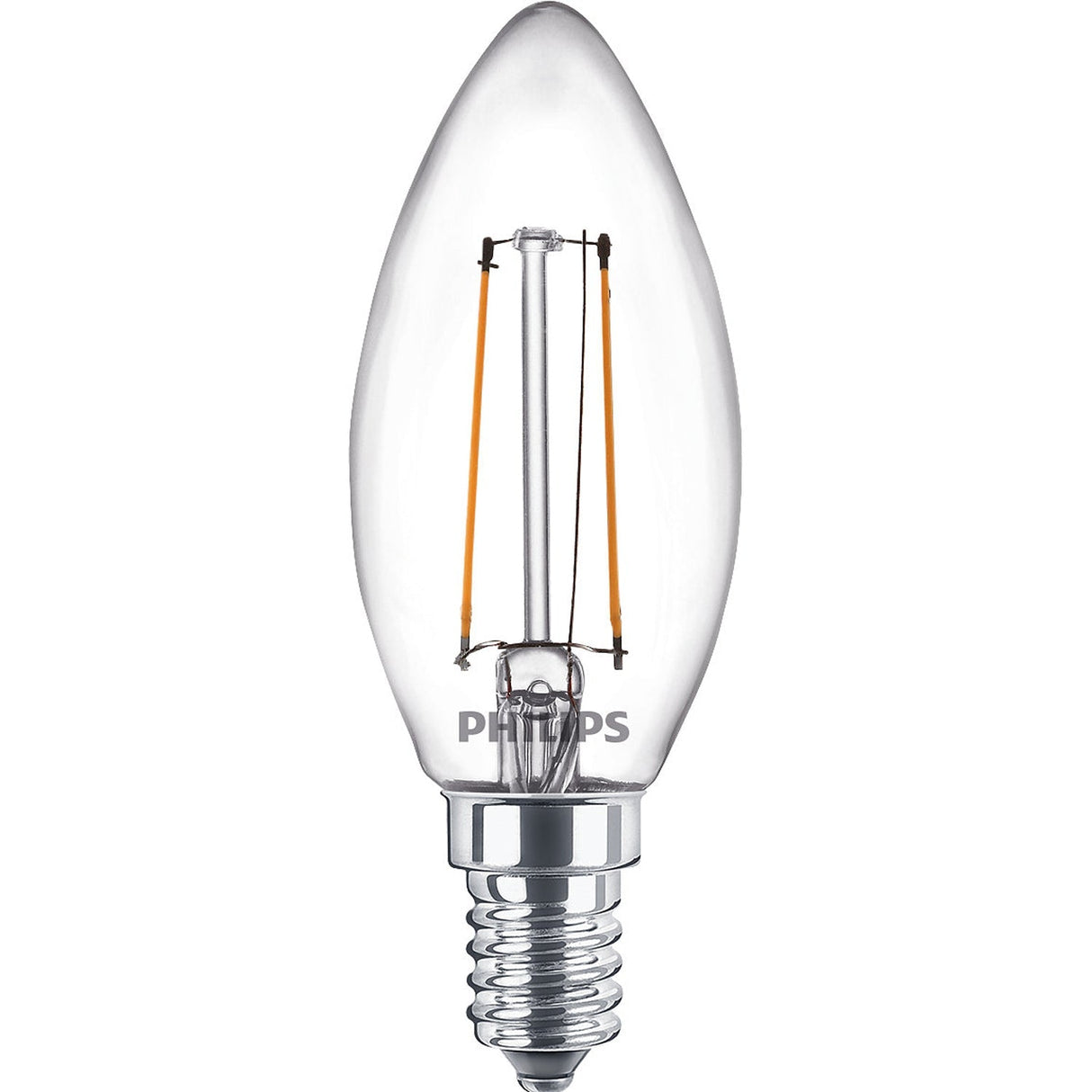 Philips 2-pack LED E14 Kron 2W (25W) Klar 250lm