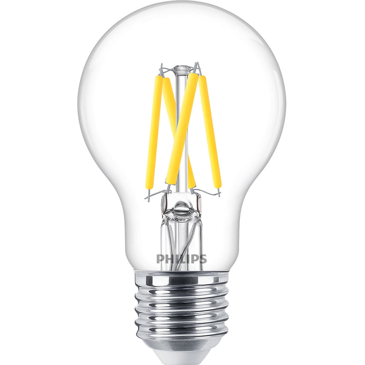 Philips LED E27 Normal 3,4W (40W) Klar Dim WarmGlow 470lm