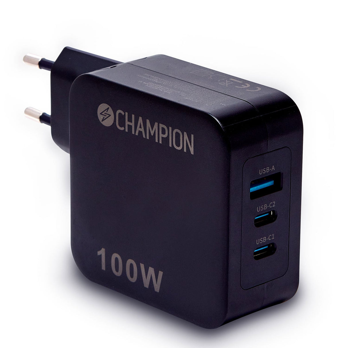 Champion Laddare 100W PD / QC - Svart