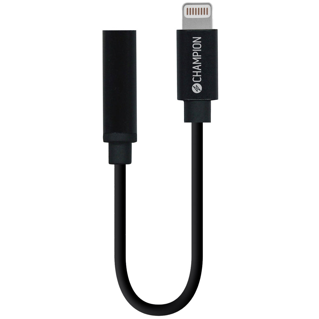 Champion Adapter Lightning till 3,5mm Svart