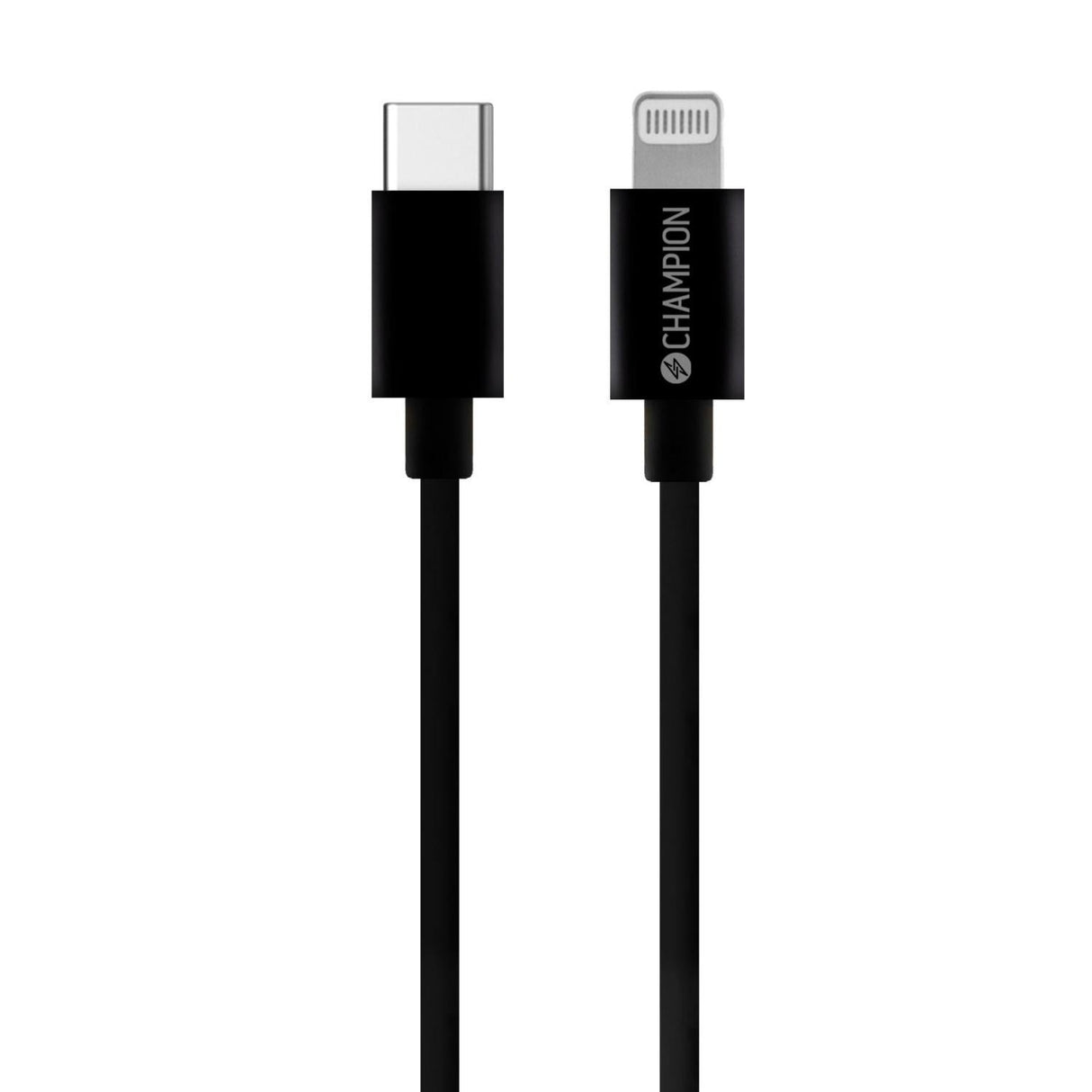 Champion USB-C till Lightning Kabel 2m - Svart