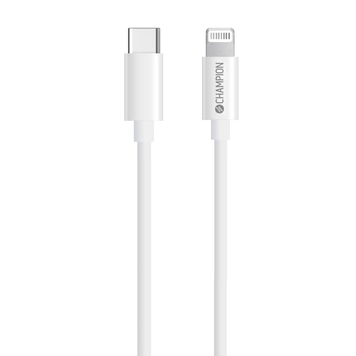Champion USB-C till Lightning Kabel 2m - Vit