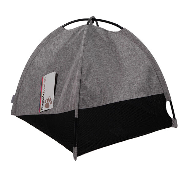 Danish Design Pop-Up Tält för Katt – Grå, 36 × 39 × 39 cm