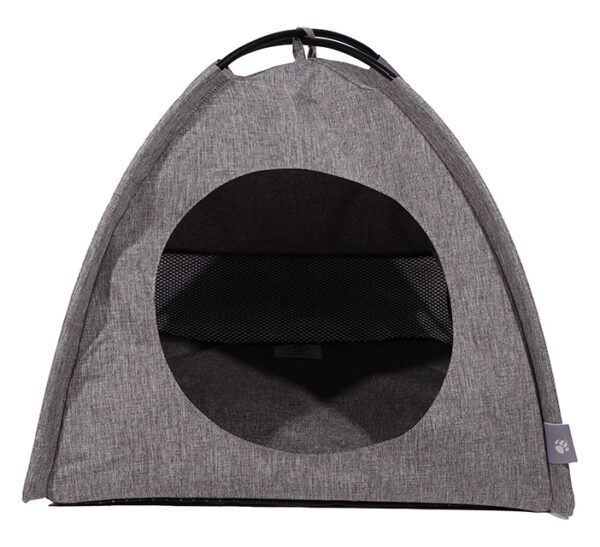 Danish Design Pop-Up Tält för Katt – Grå, 36 × 39 × 39 cm