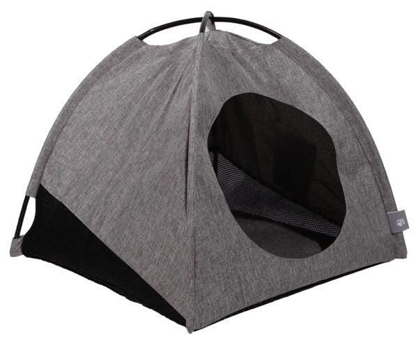Danish Design Pop-Up Tält för Katt – Grå, 36 × 39 × 39 cm