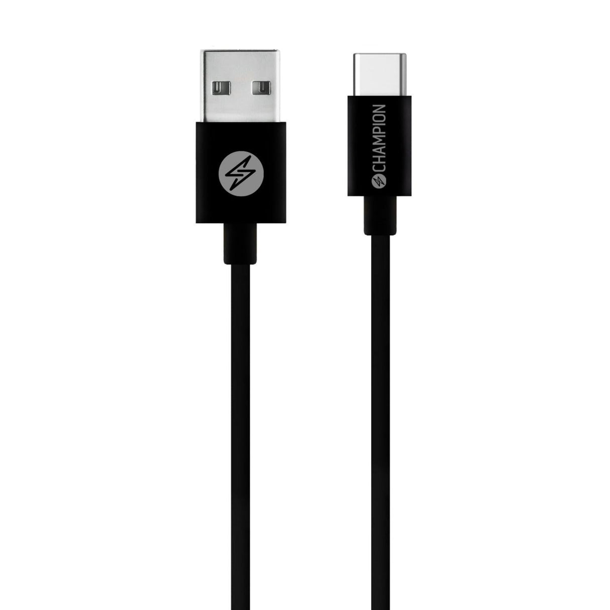 Champion USB-A till USB-C Kabel 2m - Svart