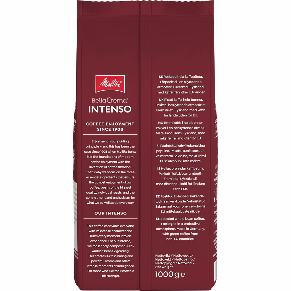 Melitta Bella Crema Intenso 1kg